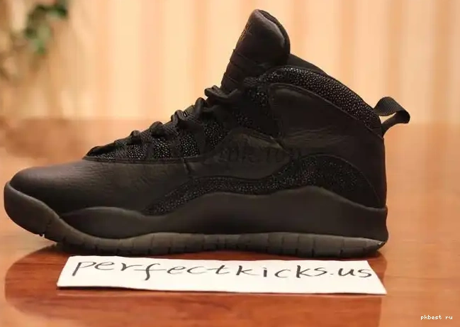 black best Air Jordan X Authentic version Ovo 0601